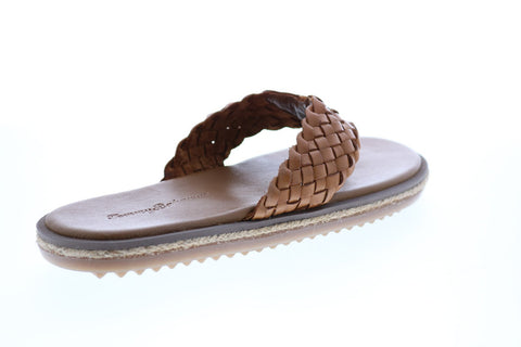 Tommy Bahama Salthom TB20M00006 Mens Brown Leather Flip-Flops Sandals Shoes