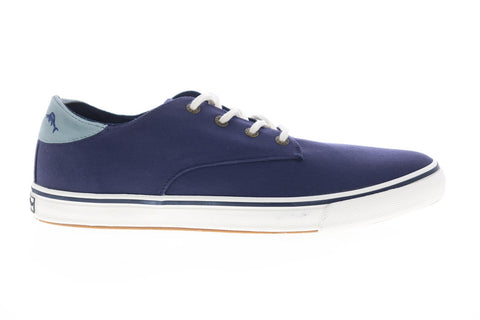 Tommy Bahama Dicot Pines TB20M00032 Mens Blue Canvas Lace Up Sneakers Lifestyle Shoes