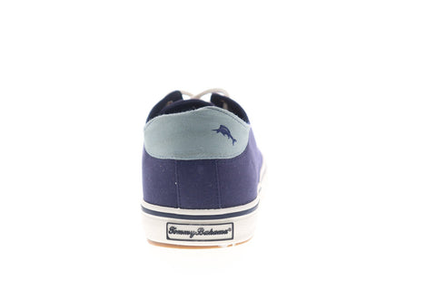 Tommy Bahama Dicot Pines TB20M00032 Mens Blue Canvas Lace Up Sneakers Lifestyle Shoes