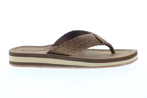 Tommy Bahama Galloway TB20M10056 Mens Brown Flip-Flops Sandals Shoes