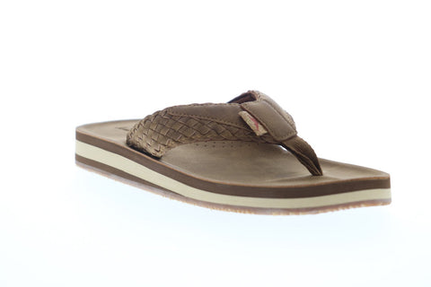 Tommy Bahama Galloway TB20M10056 Mens Brown Flip-Flops Sandals Shoes