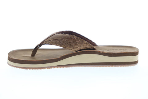 Tommy Bahama Galloway TB20M10056 Mens Brown Flip-Flops Sandals Shoes