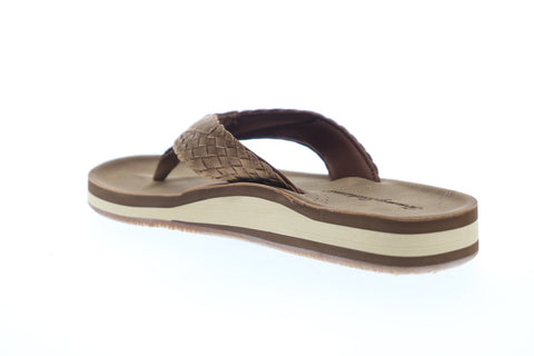 Tommy Bahama Galloway TB20M10056 Mens Brown Flip-Flops Sandals Shoes