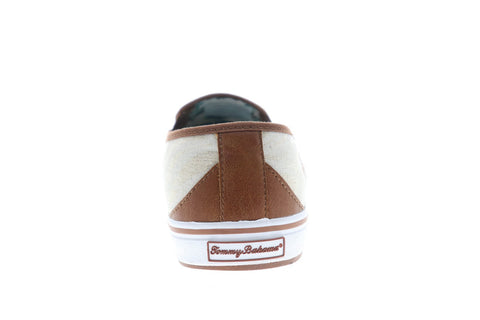 Tommy Bahama Pacific Ridge TB7F00149 Mens Beige Canvas Slip On Sneakers Shoes