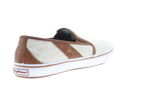 Tommy Bahama Pacific Ridge TB7F00149 Mens Beige Canvas Slip On Sneakers Shoes