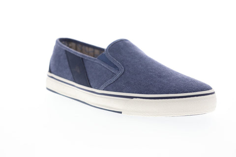 Tommy Bahama Pacific Ridge TB7F00149 Mens Blue Canvas Slip On Slip On Sneakers Shoes