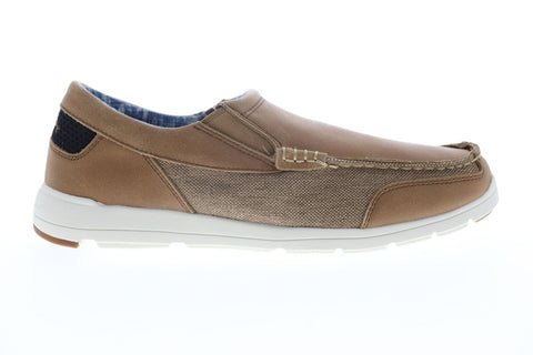 Tommy Bahama Island Paradise TB7M10141 Mens Brown Leather Casual Loafers Shoes