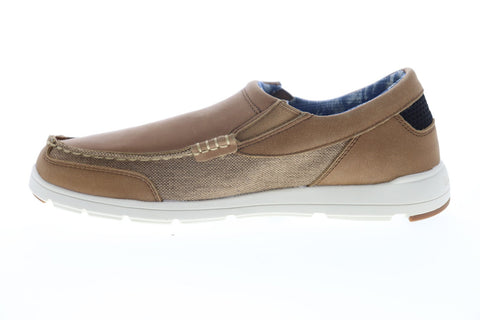 Tommy Bahama Island Paradise TB7M10141 Mens Brown Leather Casual Loafers Shoes