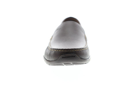 Tommy Bahama Orion TB7S00045W Mens Brown Leather Wide Casual Loafers Shoes