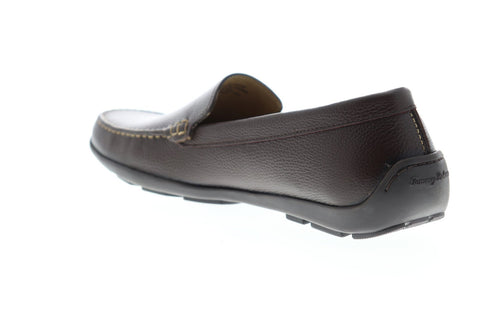 Tommy Bahama Orion TB7S00045W Mens Brown Leather Wide Casual Loafers Shoes