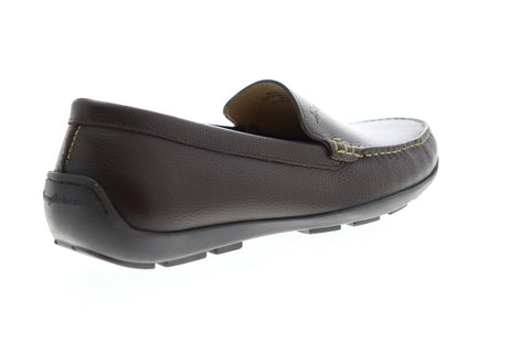 Tommy Bahama Orion TB7S00045W Mens Brown Leather Wide Casual Loafers Shoes