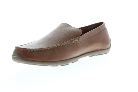 Tommy Bahama Orion TB7S00045W Mens Brown Leather Casual Slip On Loafers Shoes