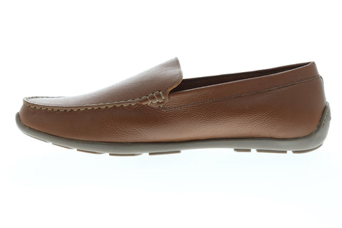Tommy Bahama Orion TB7S00045W Mens Brown Leather Casual Slip On Loafers Shoes