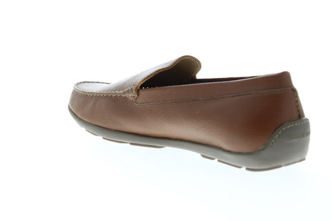 Tommy Bahama Orion TB7S00045W Mens Brown Leather Casual Slip On Loafers Shoes