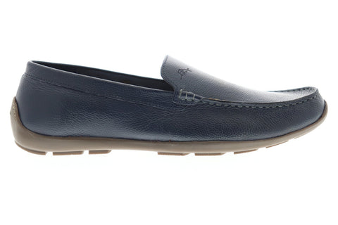 Tommy Bahama Orion TB7S00045 Mens Blue Leather Casual Slip On Loafers Shoes