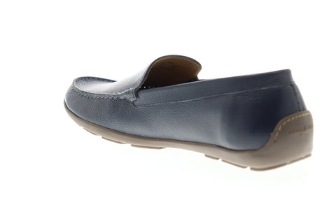 Tommy Bahama Orion TB7S00045 Mens Blue Leather Casual Slip On Loafers Shoes