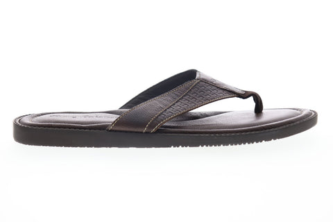 Tommy Bahama Anchors Ashore TB7S00061 Mens Brown Flip-Flops Sandals Shoes