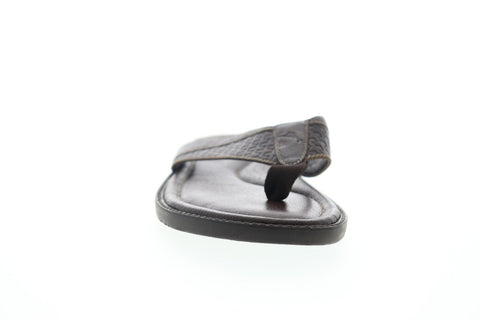Tommy Bahama Anchors Ashore TB7S00061 Mens Brown Flip-Flops Sandals Shoes
