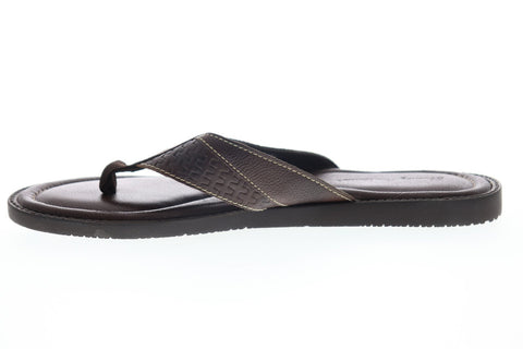 Tommy Bahama Anchors Ashore TB7S00061 Mens Brown Flip-Flops Sandals Shoes