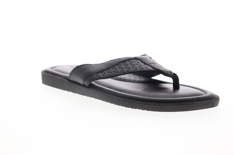 Tommy Bahama Anchors Ashore TB7S00061 Mens Black Flip-Flops Sandals Shoes