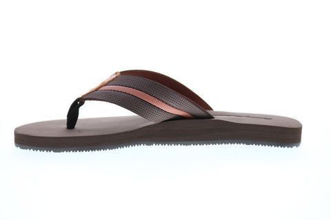 Tommy Bahama Taheeti TB7S00067 Mens Brown Synthetic Flip-Flops Sandals Shoes