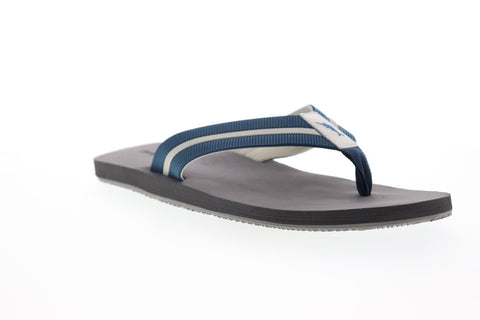 Tommy Bahama Taheeti TB7S00067 Mens Blue Leather Flip-Flops Sandals Shoes