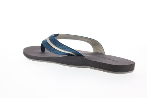 Tommy Bahama Taheeti TB7S00067 Mens Blue Leather Flip-Flops Sandals Shoes