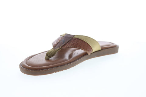 Tommy Bahama Anchors Astern TB7S00161 Mens Brown Flip-Flops Sandals Shoes