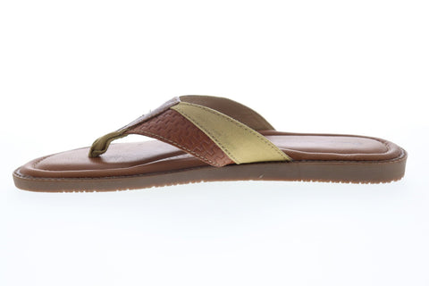 Tommy Bahama Anchors Astern TB7S00161 Mens Brown Flip-Flops Sandals Shoes