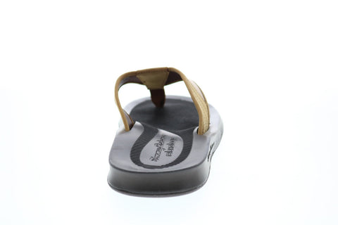 Tommy Bahama Saxsens Edge TB9M00210 Mens Brown Leather Flip-Flops Sandals Shoes