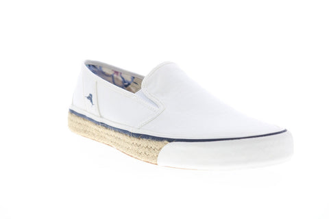 Tommy Bahama Pacific Palms TB9M00224A Mens White Canvas Lifestyle Sneakers Shoes