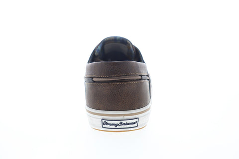 Tommy Bahama Stripe Breaker TB9M00225 Mens Brown Leather Casual Boat Shoes