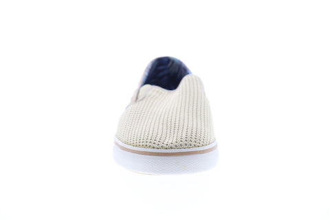 Tommy Bahama Jaali TB9M10060 Mens Beige Canvas Slip On Casual Loafers Shoes