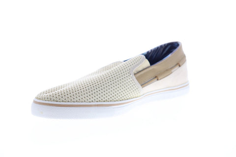Tommy Bahama Jaali TB9M10060 Mens Beige Canvas Slip On Casual Loafers Shoes