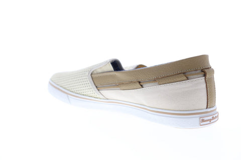 Tommy Bahama Jaali TB9M10060 Mens Beige Canvas Slip On Casual Loafers Shoes