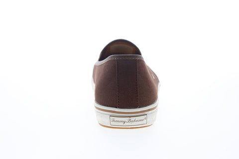 Tommy Bahama Pascale TB9M10149 Mens Brown Leather Slip On Sneakers Shoes