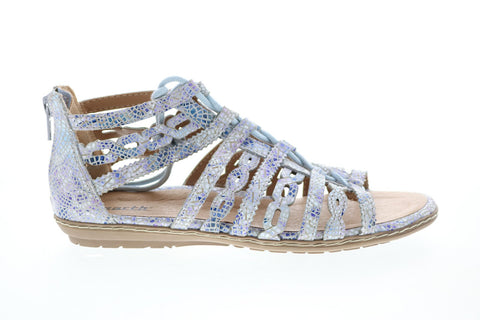 Earth Inc. Tidal Gillie Tie Gladiator Womens Purple Strap Sandals Shoes