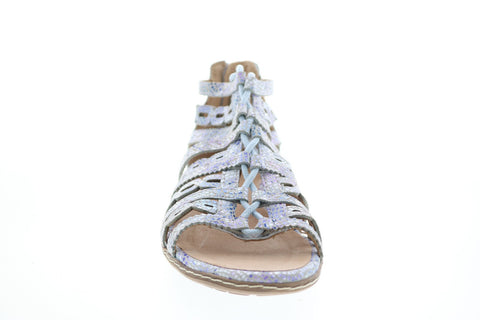 Earth Inc. Tidal Gillie Tie Gladiator Womens Purple Strap Sandals Shoes