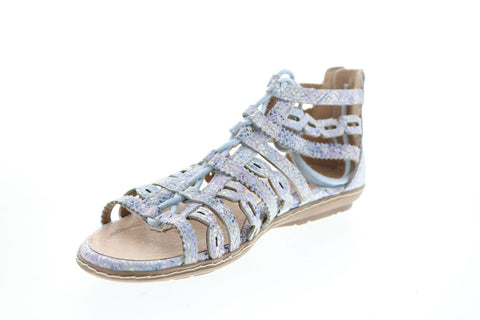 Earth Inc. Tidal Gillie Tie Gladiator Womens Purple Strap Sandals Shoes