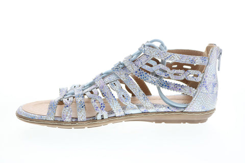 Earth Inc. Tidal Gillie Tie Gladiator Womens Purple Strap Sandals Shoes