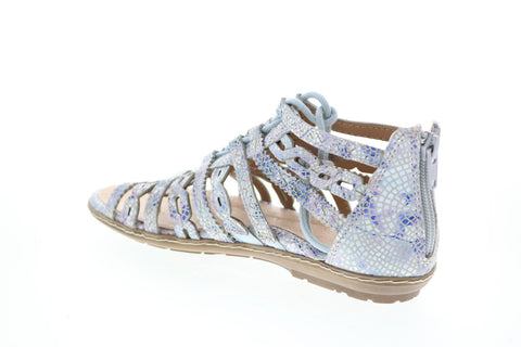 Earth Inc. Tidal Gillie Tie Gladiator Womens Purple Strap Sandals Shoes