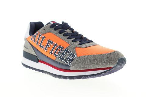 Tommy Hilfiger Avilo TMAVILO Mens Gray Suede Casual Lace Up Fashion Sneakers Shoes