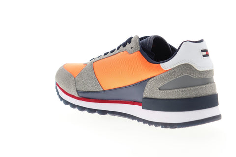 Tommy Hilfiger Avilo TMAVILO Mens Gray Suede Casual Lace Up Fashion Sneakers Shoes