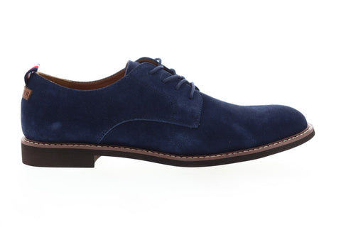 Tommy Hilfiger Garson TMGARSON Mens Blue Suede Casual Lace Up Oxfords Shoes