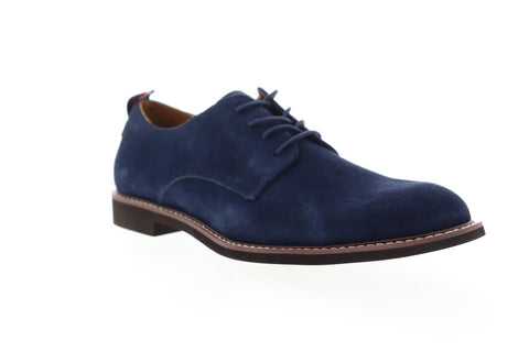 Tommy Hilfiger Garson TMGARSON Mens Blue Suede Casual Lace Up Oxfords Shoes