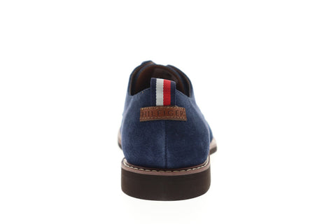 Tommy Hilfiger Garson TMGARSON Mens Blue Suede Casual Lace Up Oxfords Shoes