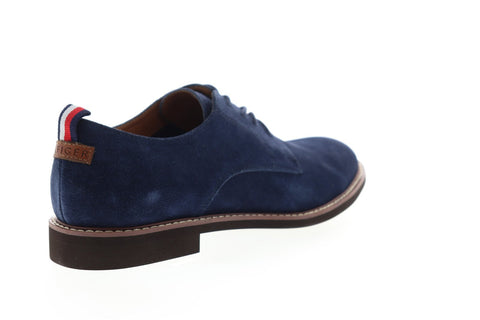 Tommy Hilfiger Garson TMGARSON Mens Blue Suede Casual Lace Up Oxfords Shoes
