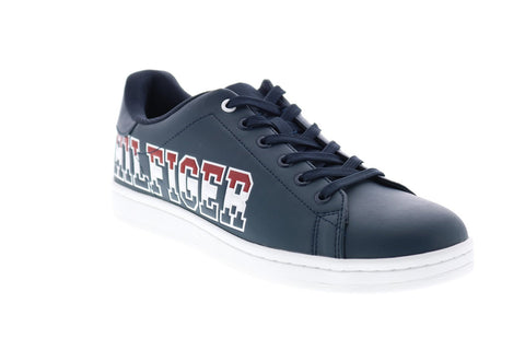 Tommy Hilfiger Lacker TMLACKER Mens Blue Synthetic Designer Sneakers Shoes