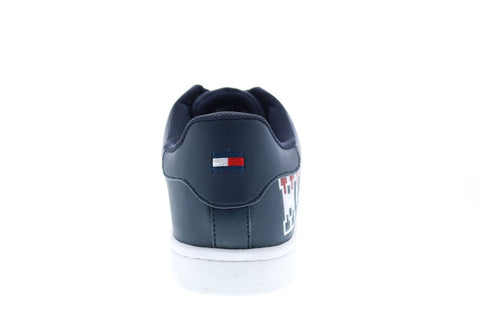 Tommy Hilfiger Lacker TMLACKER Mens Blue Synthetic Designer Sneakers Shoes