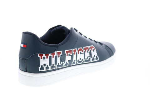 Tommy Hilfiger Lacker TMLACKER Mens Blue Synthetic Designer Sneakers Shoes